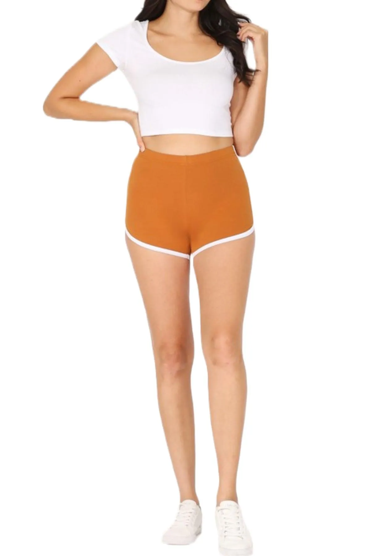 Women's High Waisted Dolphin Shorts