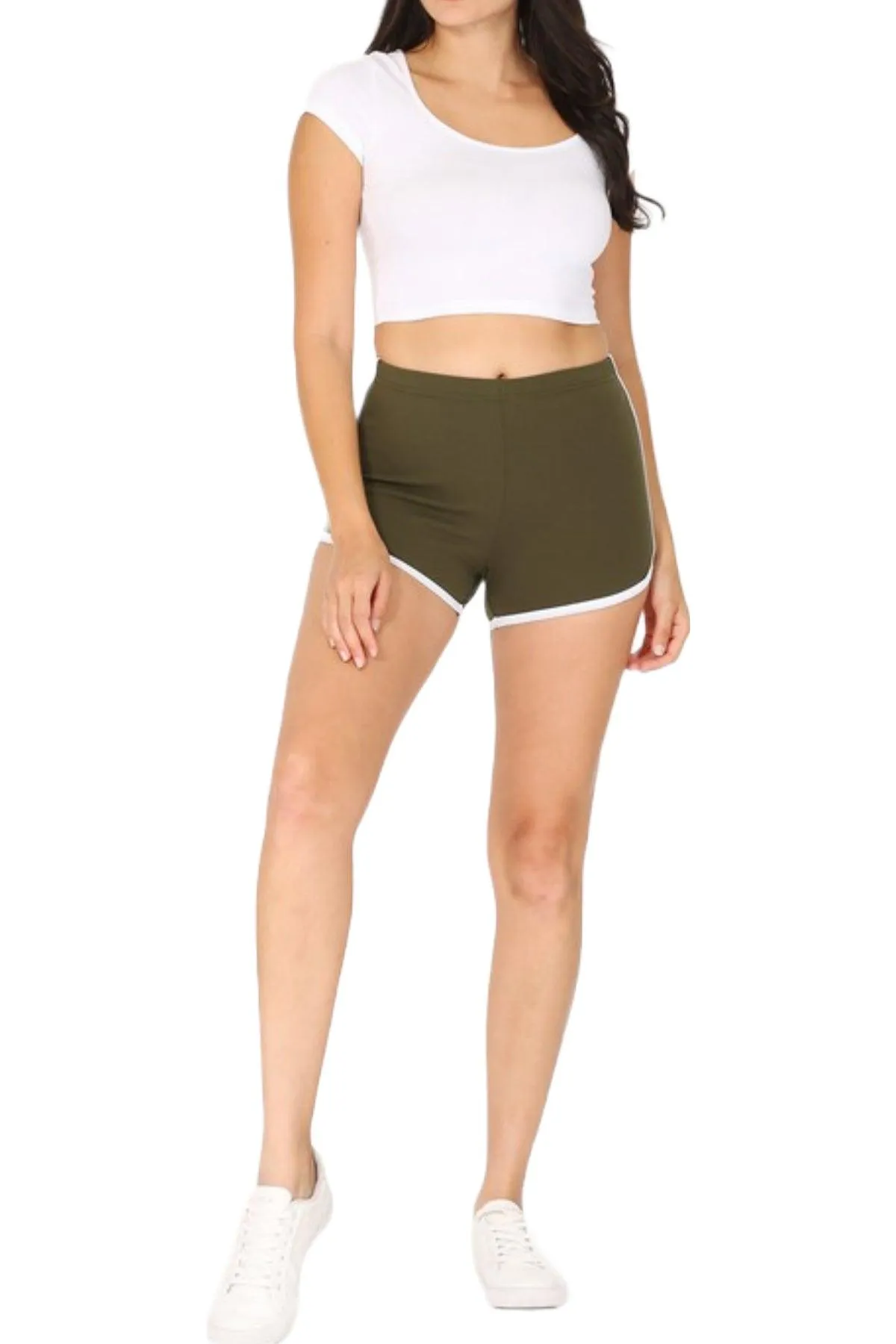 Women's High Waisted Dolphin Shorts