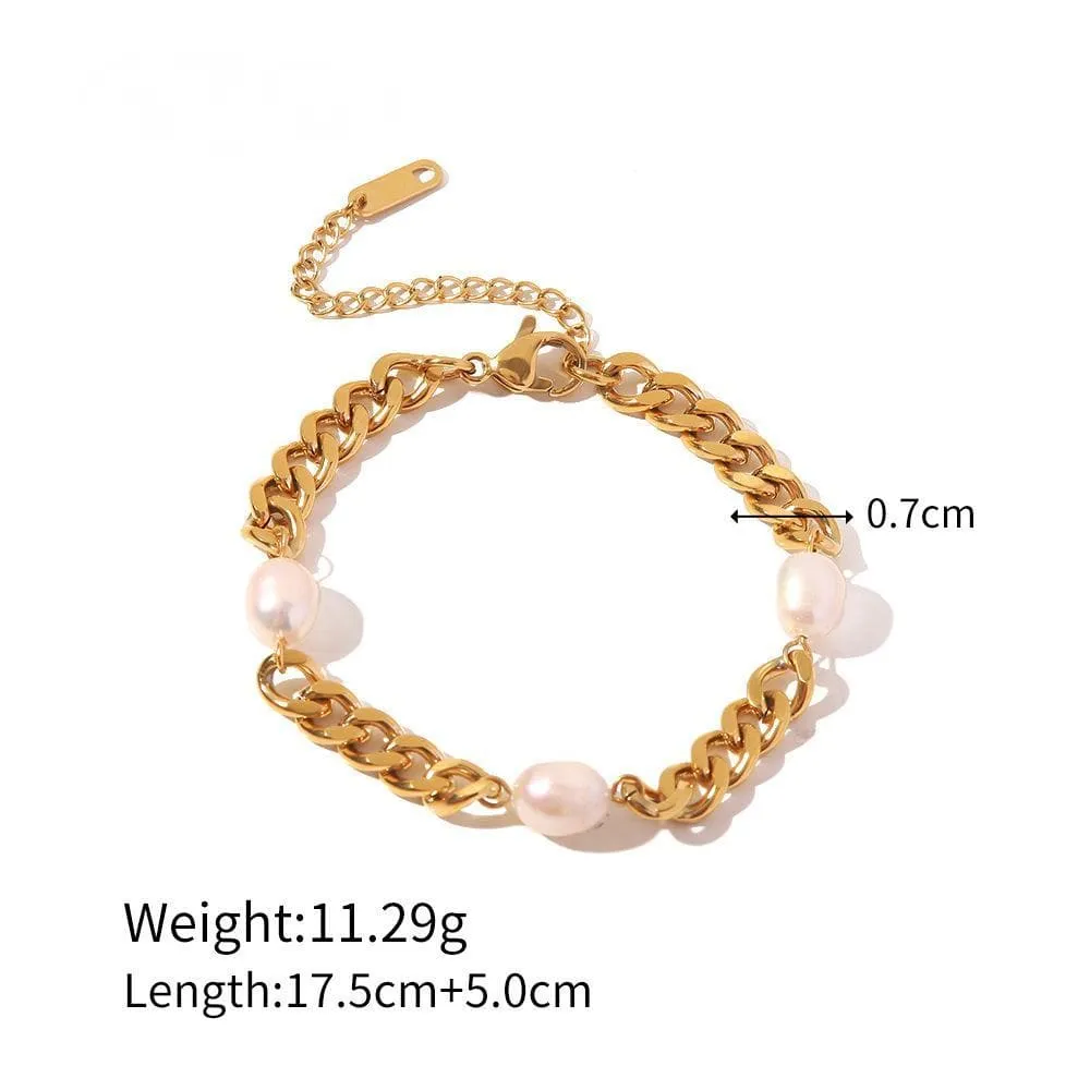 Women's  Trendy Simple Pearl Bracelet